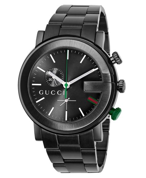 gucci quartz watch black|unisex gucci watch.